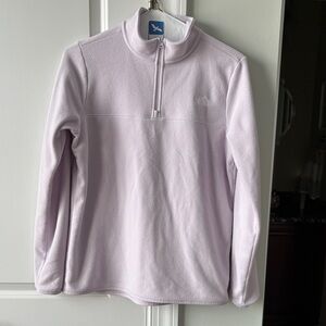 Light Purple Quarter-Zip Fleece Pullover